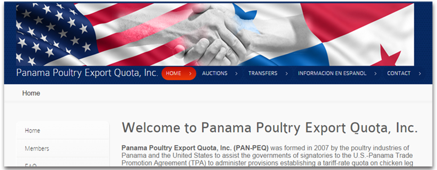 pan-peq.org website